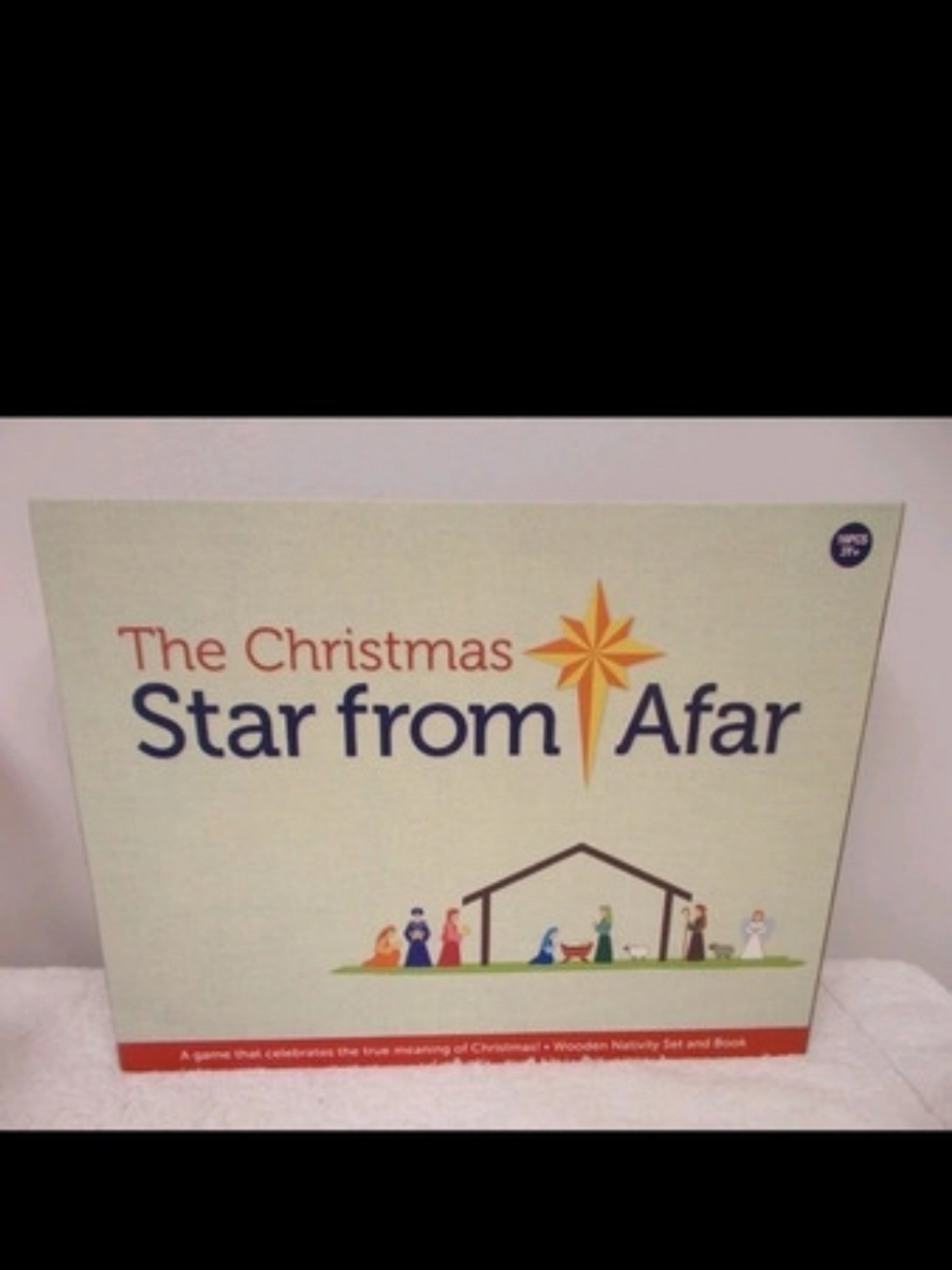 The Christmas Star From Afar Game Wooden Nativity Set & Book